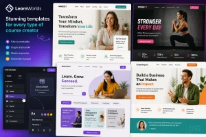 Best LearnWorlds templates for course creators and online academies